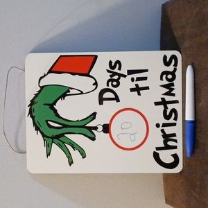 Christmas Dry Erase Tracker Board